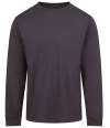 AT012 AWDis Long Sleeve 180 T-Shirt Solid Charcoal colour image